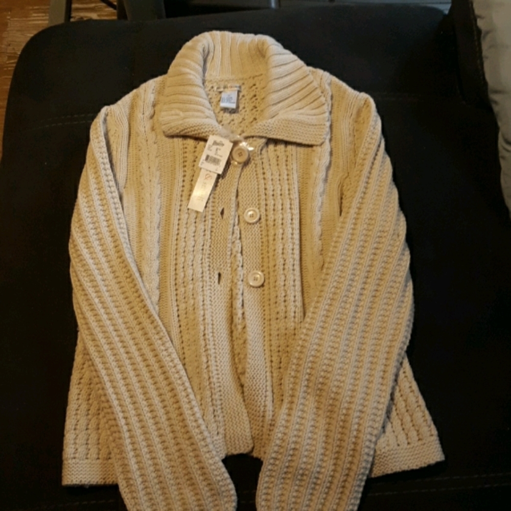 Hastings and Smith Button up Sweater.